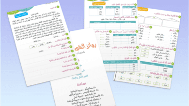 تقويم التشخيصي لغة عربية
