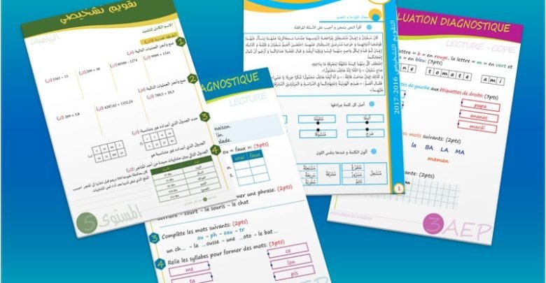 روائز التقويم التشخيصي 3،4،5،6