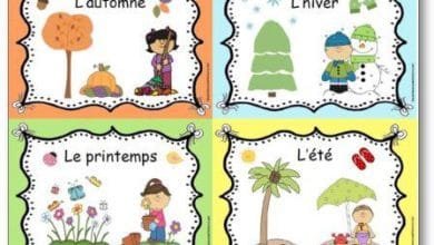 03 Apprendre les 4 saisons en maternelle affichage des quatre saisons
