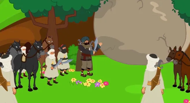 تعلم اللغة الفرنسية: Ali Baba et les quarante voleurs 14 07 alibaba40v