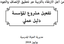 ارساء وتفعيل مشروع المؤسسة - دليل عملي 2018 + خطة العمل السنوية 6 081118 d8a7d8b1d8b3d8a7d8a1 d988d8aad981d8b9d98ad984 d985d8b4d8b1d988d8b9 d8a7d984d985d8a4d8b3d8b3d8a9 d8afd984d98ad984 d8b9d985d984d98a 2018