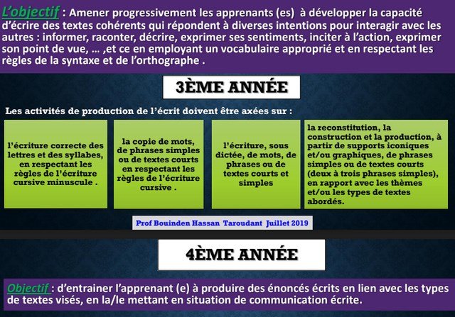 Nouveaux Curriclums 3 et 4