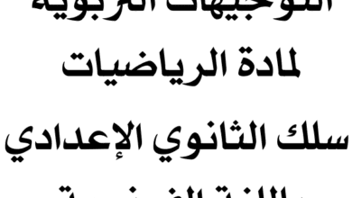 التوجيهات التربوية لمادة الرياضيات