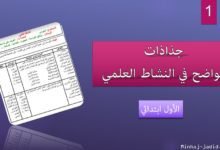 جذاذات الواضح في النشاط العلمي