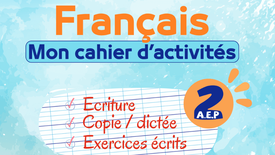 Mon livret de français pour les activités écrites