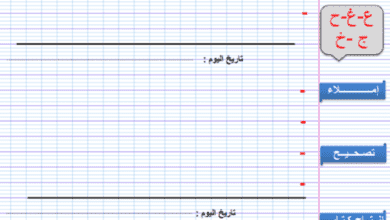 Screenshot 2020 03 15 كراسة الكتابة خاصة بالأسدوس الثاني مرجع كتابي في اللغة العربية المستوى الأول 2020 أستاذ برو
