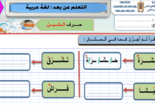 Screenshot 2020 03 19 الأول التعلم عن بعد تمارين حرف الشين pdf