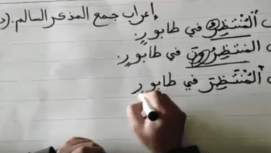 Screenshot 2020 03 25 التعليم عن بعد اعراب جمع المذكر السالم اللغة العربية المستوى الابتدائي