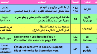 Screenshot 2020 04 14 اللغة العربية المستوى الثالث دروس و تنارين مصححة pdf