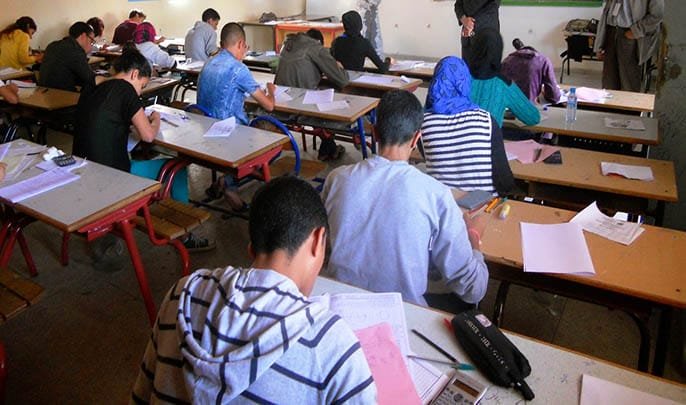 يؤكد امتحانات الباكلوريا بتدابير جديدة تماما شهر يوليوز القادم واحتمال إجرائها بالساحات والملاعب
