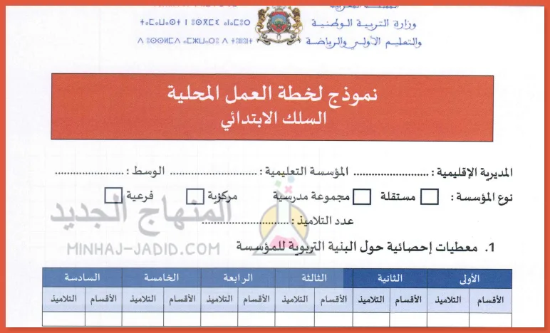 مراسلة بشأن تفعيل الخطة الوطنية لتدبير الزمن المدرسي 1 مراسلة وزارية في شأن تفعيل الخطة الوطنية لتدبير الزمن المدرسي 2024