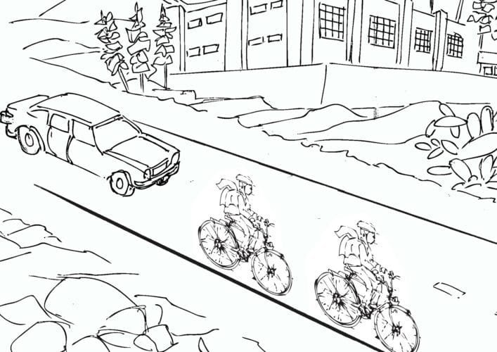 السلامة الطرقية: موارد بيداغوجية للأطفال 35 Conduite du vélo- قيادة الدراجة