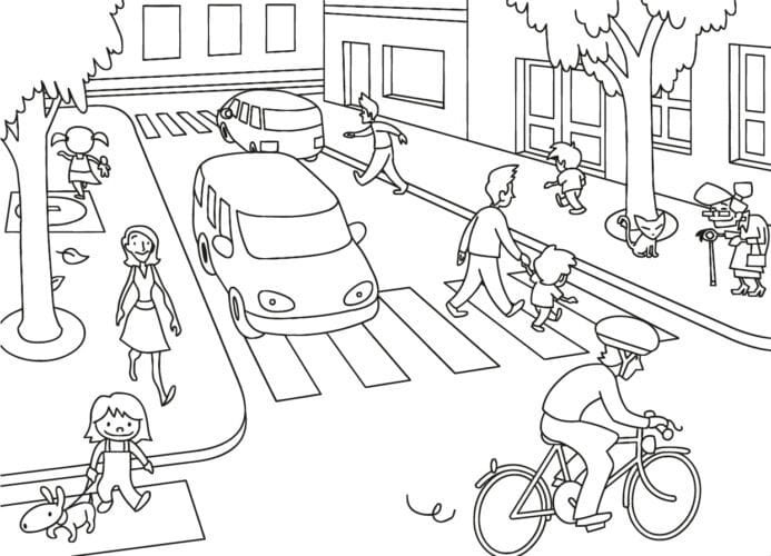 السلامة الطرقية: موارد بيداغوجية للأطفال 36 Enfant conducteur de vélo - طفل يقود دراجة هوائية
