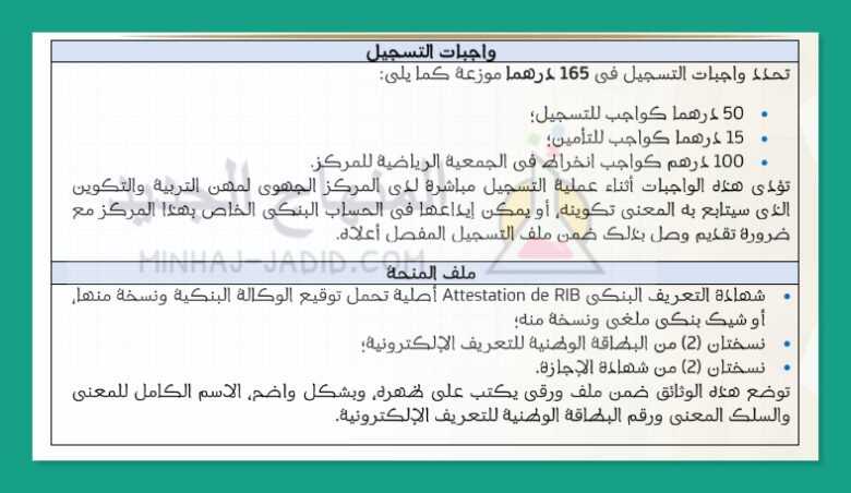 النتائج النهائية لمباراة ولوج مسلك التعليم الثانوي الإعدادي - أبريل 2024 3 واجبات التسجيل وملف المنحة -مباراة ولوج مسلك التعليم الثانوي الإعدادي