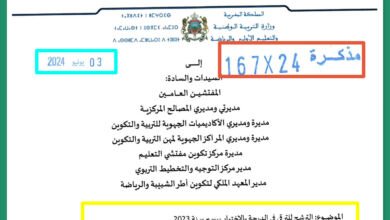الترشح للترقي في الدرجة بالاختيار برسم سنة 2023