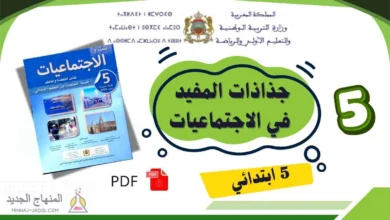 تحميل جذاذات المفيد في الاجتماعيات PDF المستوى الخامس 2025/2026 7 تحميل جذاذات المفيد في الاجتماعيات المستوى الخــــــامــــس