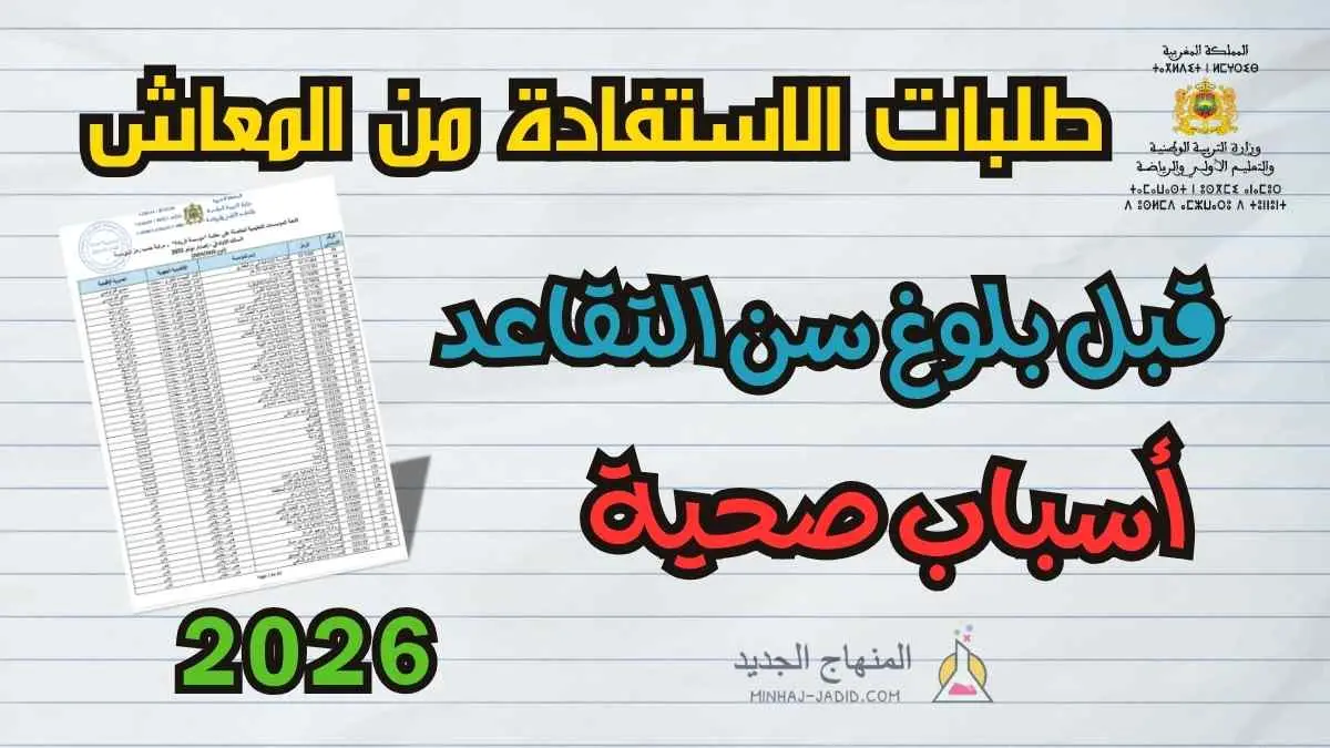 معالجة طلبات الاستفادة من المعاش قبل بلوغ سن التقاعد لعدم القدرة البدنية 2026 3 معالجة طلبات الاستفادة من المعاش قبل بلوغ سن التقاعد لعدم القدرة البدنية لسنة 2026